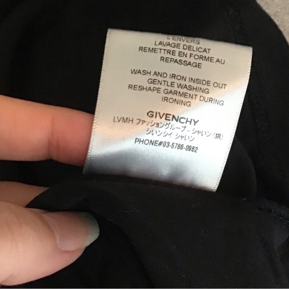 Givenchy Cotton T Shirt Cotton Crewneck Graphic Top - Picture 9 of 12